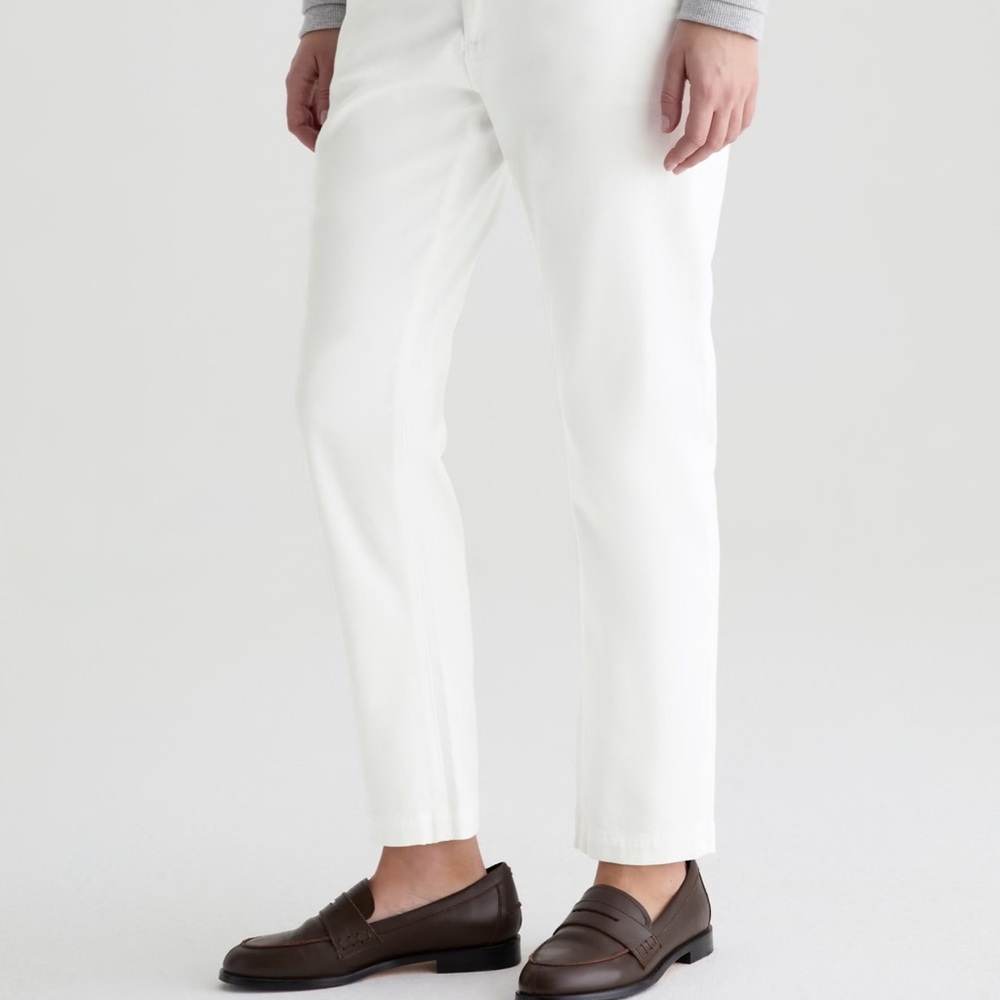 AG Adriano Goldschmied Women's Caden Tailored Trouser White - Picture 7 of 8